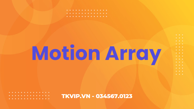 Tài khoản Motion Array Premium giá rẻ